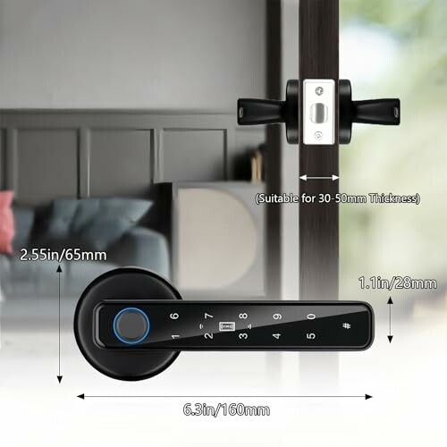 Smart Lock Door Handle