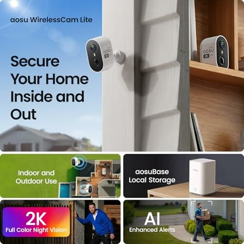 AOSU 2K Security Cameras